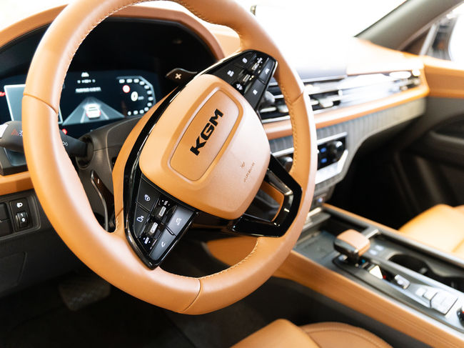 ‘무쏘 그랜드 스타일’ 실내.