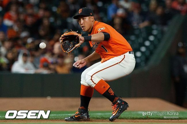 [사진] 샌프란시스코 자이언츠 시절 황재균 ⓒGettyimages(무단전재 및 재배포 금지)