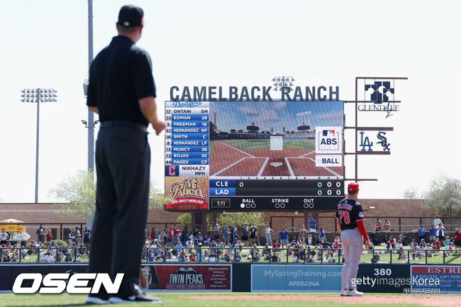 [사진] 메이저리그 ABS 챌린지. ⓒGettyimages(무단전재 및 재배포 금지)