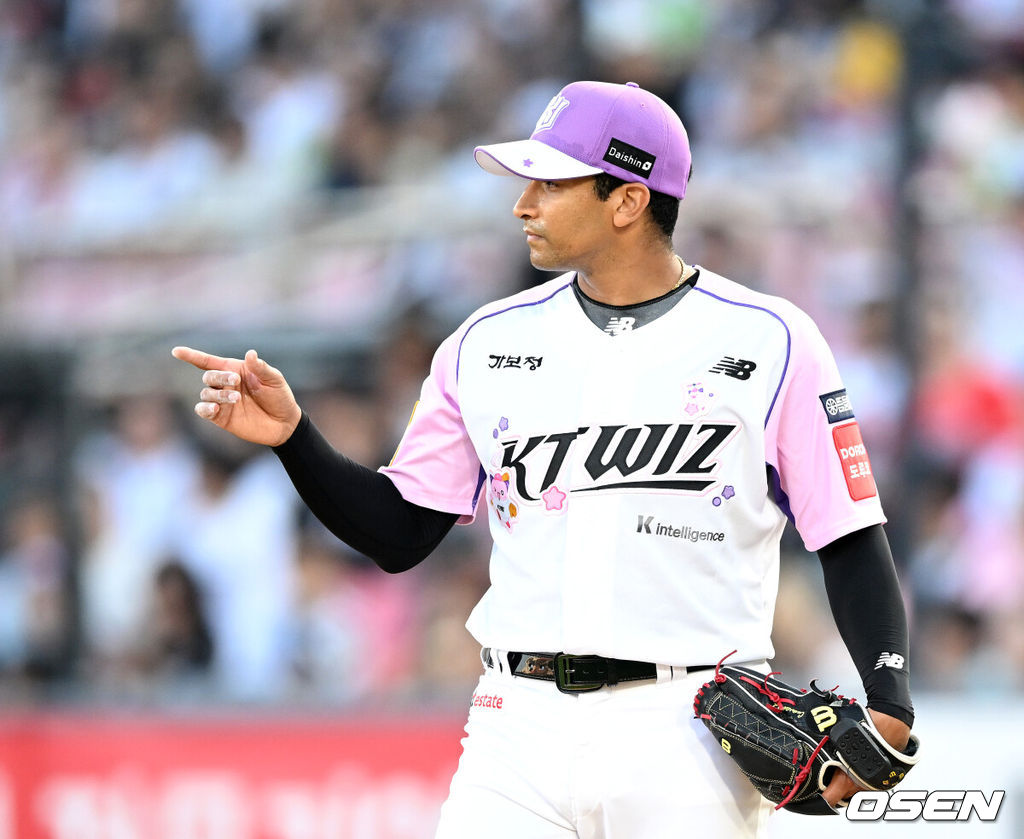 KT 위즈 시절 윌리엄 쿠에바스. /OSEN DB