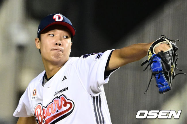 [OSEN=조은정 기자] 두산 양재훈. 2025.08.27 /cej@osen.co.kr