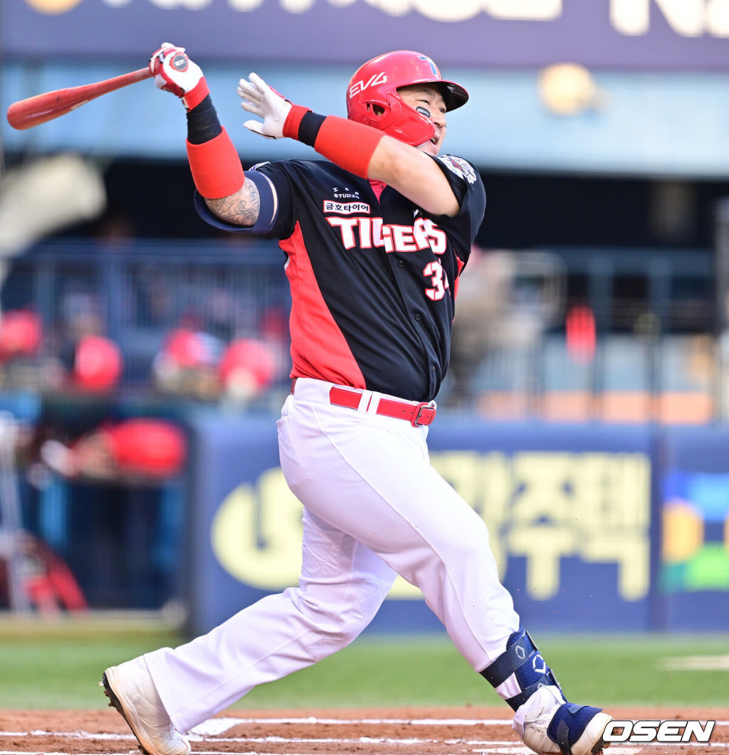 KIA 타이거즈 시절 최형우. /OSEN DB