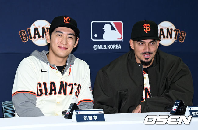 이정후를 얼마나 좋아하고 사랑하는지 보여드리고 싶어 한국에 왔다는 아다메스