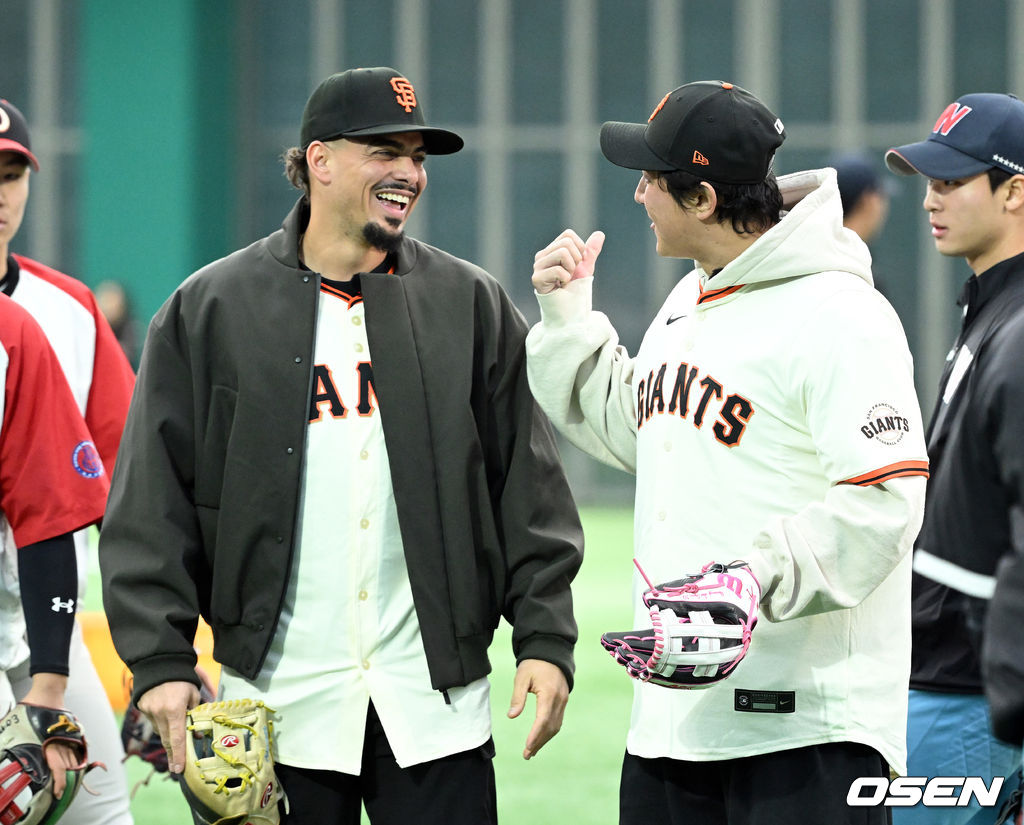 샌프란시스코 선배 황재균과 즐거운 만남