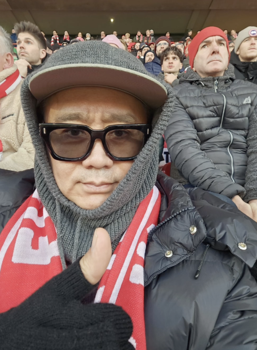 [사진] '사위' 정우영 응원하는 이광기 / 이광기 소셜 미디어 계정