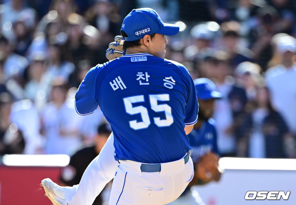 삼성 배찬승. 2025.09.21 /cej@osen.co.kr