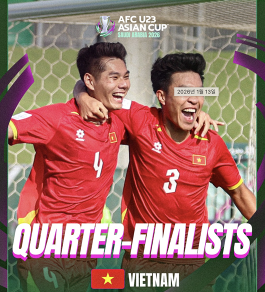 [사진] U-23 아시안컵 소셜 미디어 계정