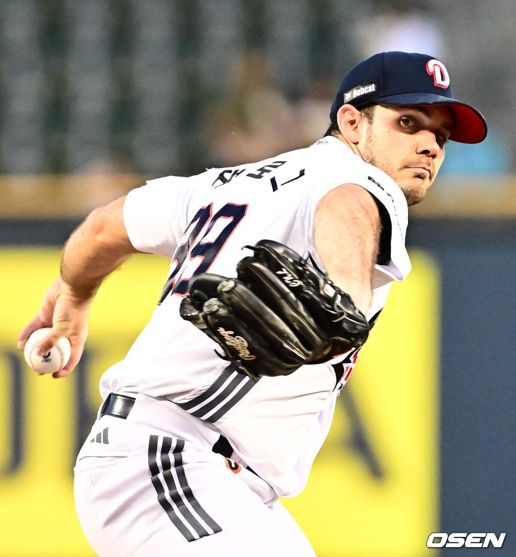 두산 베어스 잭 로그. /OSEN DB