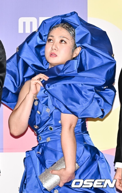 29일 오후 서울 상암동 상암 MBC에서 2023 방송연예대상 시상식이 진행됐다.나혼자 산다 박나래가 포즈를 취하고 있다.   2023.12.29 / soul1014@osen.co.kr