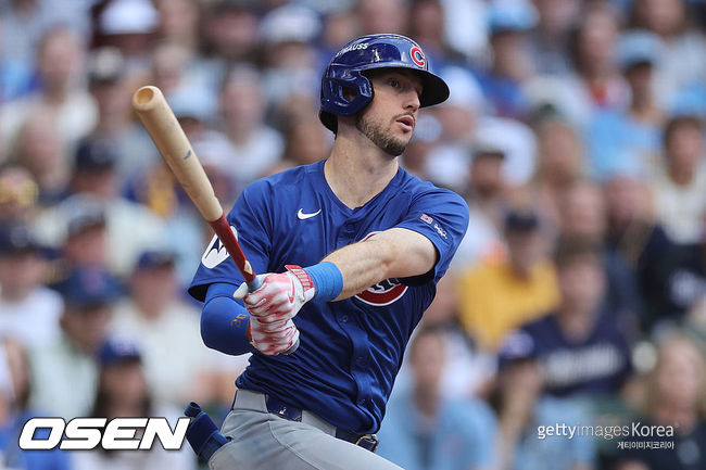 [사진] 시카고 컵스 시절 카일 터커. ⓒGettyimages(무단전재 및 재배포 금지)