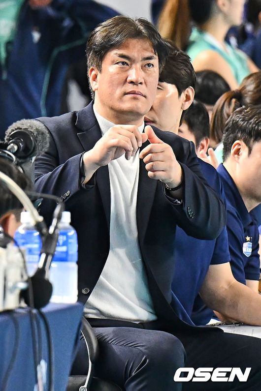 GS칼텍스 KIXX 시절 차상현 감독. /OSEN DB