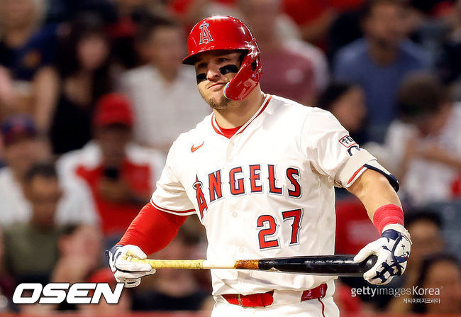 [사진] LA 에인절스 마이크 트라웃. ⓒGettyimages(무단전재 및 재배포 금지)
