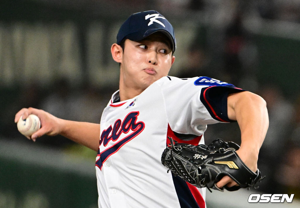 한국 야구 대표팀 김영우. 2025.11.16 /cej@osen.co.kr