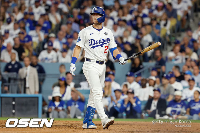 [사진] 다저스 토미 에드먼. ⓒGettyimages(무단전재 및 재배포 금지)