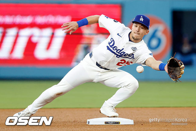 [사진] 다저스 토미 에드먼. ⓒGettyimages(무단전재 및 재배포 금지)