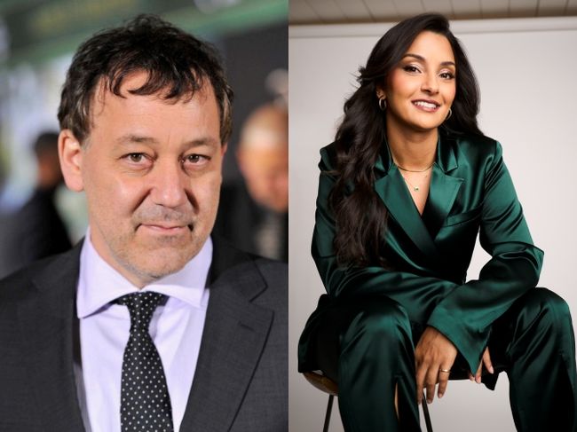 (왼쪽부터) 샘 레이미 감독, 자이나브 아지지 프로듀서