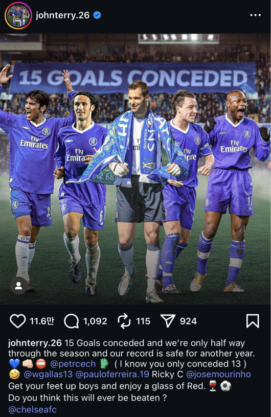 [사진] 존 테리 SNS