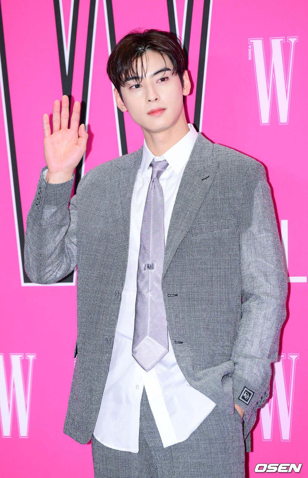 28일 오후 서울 포시즌스 호텔에서 제17회 유방암 인식 향상 캠페인 ‘Love Your W’ 이 진행됐다.차은우가 포즈를 취하고 있다. 2022.10.28  / soul1014@osen.co.kr