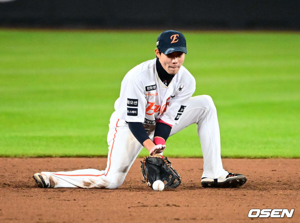 한화 심우준. 2025.10.30 /jpnews@osen.co.kr