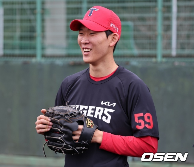 한화 이글스가 FA 김범수의 보상선수로 지명한 KIA 타이거즈 양수호. / OSEN DB