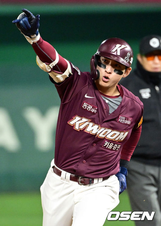 키움 히어로즈 시절 이정후. /OSEN DB