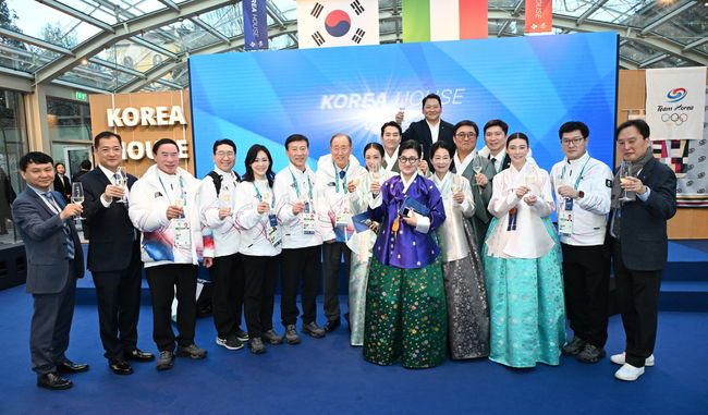 대한체육회는 5일 오후 4시(현지시간) 이탈리아 밀라노에 위치한 ‘빌라 네키 캄필리오’(Villa Necchi Campiglio)에서 「2026 밀라노·코르티나 동계올림픽대회 코리아하우스 오프닝 행사」를 개최하고, 코리아하우스의 공식 운영을 시작했다. / 대한체육회