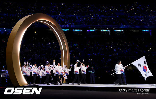 [사진] 한국 선수단. ⓒGettyimages(무단전재 및 재배포 금지)