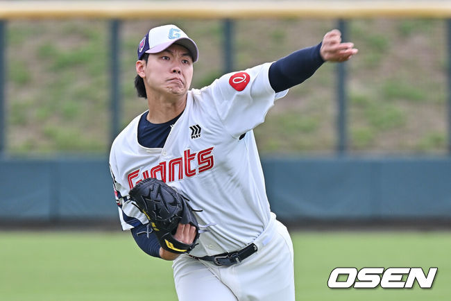 [OSEN=타이난(대만), 이석우 기자] 롯데 자이언츠 홍민기  / foto0307@osen.co.kr