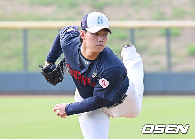 [OSEN=타이난(대만), 이석우 기자] 롯데 자이언츠 홍민기 / foto0307@osen.co.kr