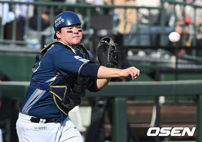 [OSEN=부산, 이석우 기자] NC 다이노스 김형준 / foto0307@osen.co.kr
