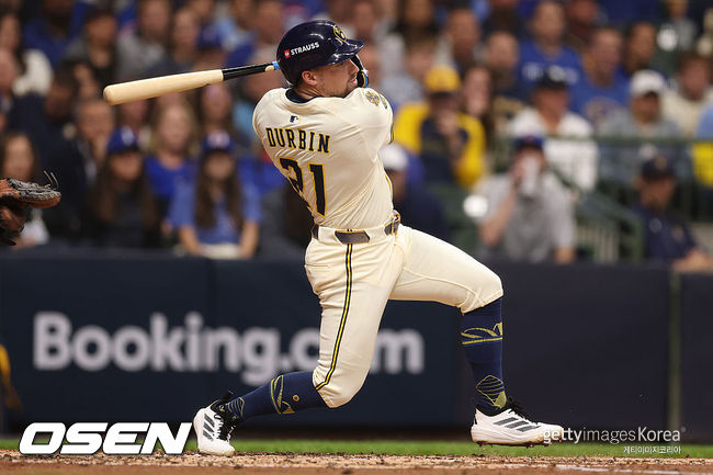 [사진] 밀워키 브루어스 케일럽 더빈. ⓒGettyimages(무단전재 및 재배포 금지)