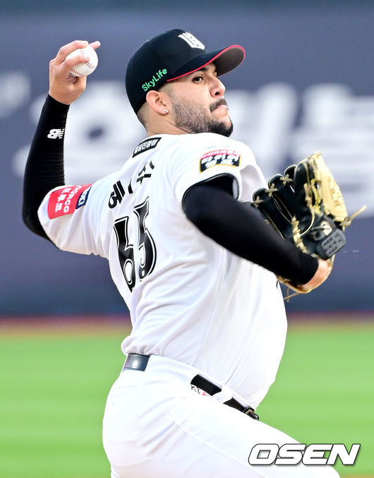 [OSEN=최규한 기자] KT 시절 엔마누엘 데 헤이수스. 2025.05.30 / dreamer@osen.co.kr