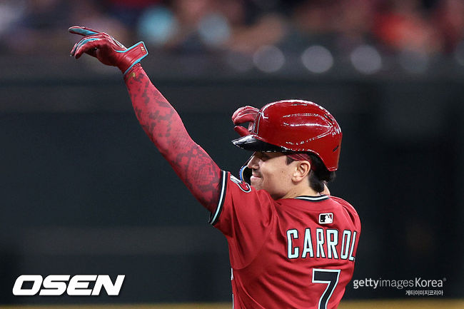 [사진] 애리조나 다이아몬드백스 코빈 캐롤. ⓒGettyimages(무단전재 및 재배포 금지)