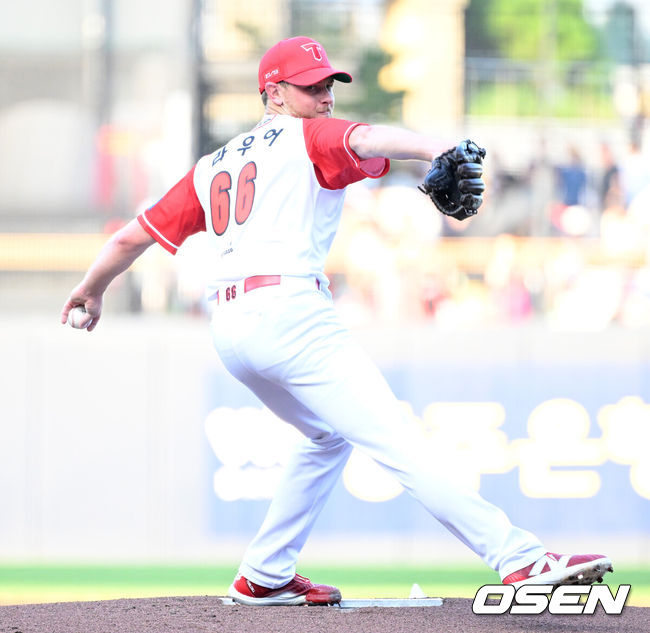 [OSEN=이대선 기자] KIA 에릭 라우어 /sunday@osen.co.kr