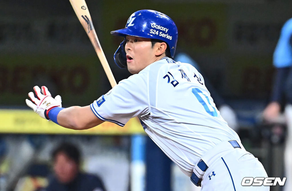 삼성 라이온즈 김재상 037 2024.05.03 / foto0307@osen.co.kr