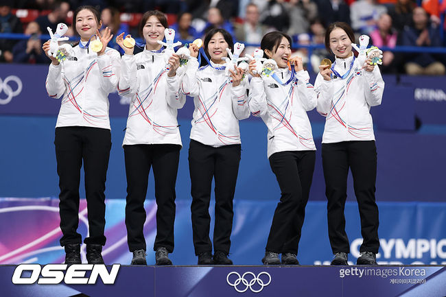 [사진] 한국 쇼트트랙 여자 대표팀. ⓒGettyimages(무단전재 및 재배포 금지)