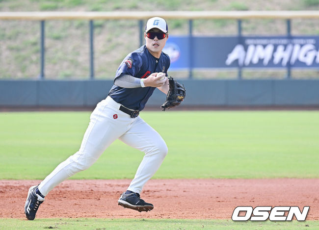 [OSEN=타이난(대만), 이석우 기자] 롯데 자이언츠 고승민/ foto0307@osen.co.kr