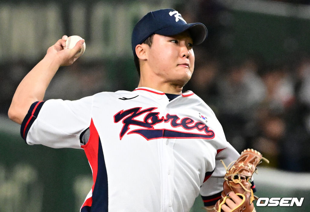 한국 야구 대표팀 정우주. 2025.11.16 /cej@osen.co.kr