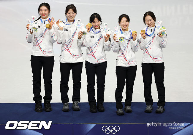 [사진] 한국 여자 쇼트트랙 대표팀. ⓒGettyimages(무단전재 및 재배포 금지)