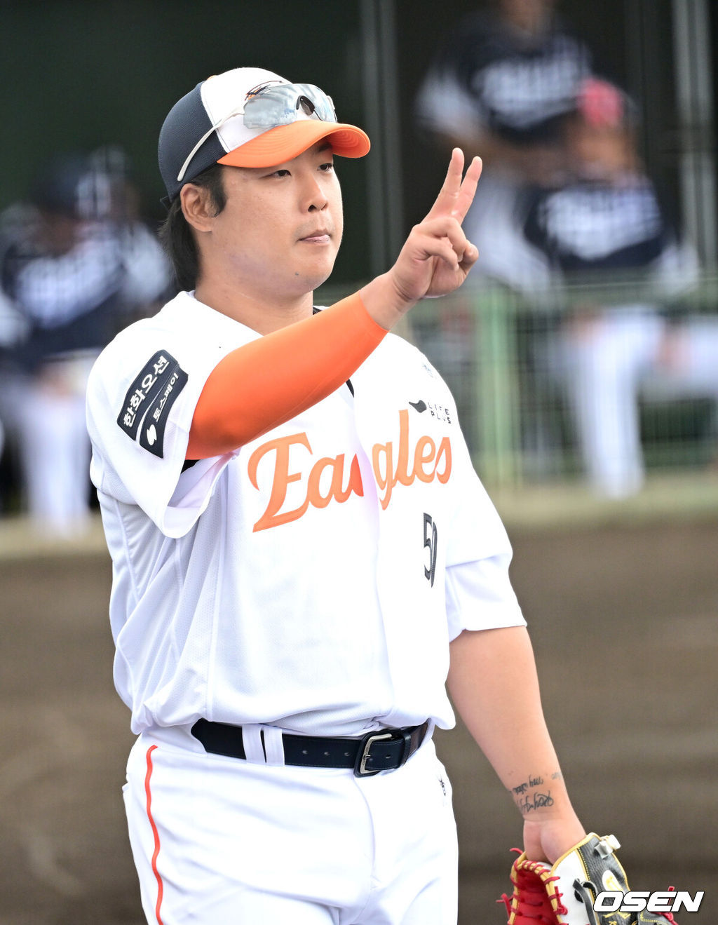 2026 WBC(월드베이스볼클래식)를 준비하는 대한민국 야구 대표팀이 21일 오후 일본 오키나와 고친다 구장에서 프로야구 한화 이글스와 연습경기를 펼쳤다. 야구 대표팀은 오키나와에서 국내 팀들과 6차례 연습경기를 치르며 전력을 끌어올릴 예정이다.한화 강백호가 경기를 준비하고 있다. 2026.02.21 / dreamer@osen.co.kr