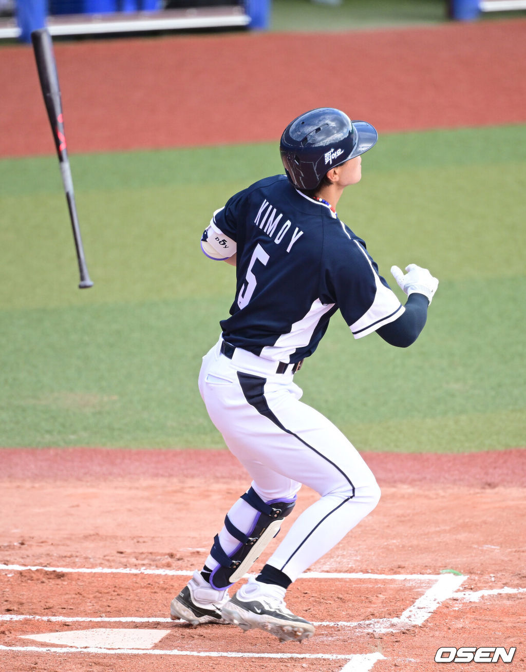 2026 WBC(월드베이스볼클래식)를 준비하는 대한민국 야구 대표팀이 23일 일본 오키나와 가데나 야구장에서 프로야구 한화 이글스와 연습경기를 펼쳤다. 야구 대표팀은 오키나와에서 국내 팀들과 6차례 연습경기를 치르며 전력을 끌어올릴 예정이다.5회초 1사 주자없는 상황 대표팀 김도영이 오른쪽 안타를 날리고 있다. 2026.02.23 / dreamer@osen.co.kr