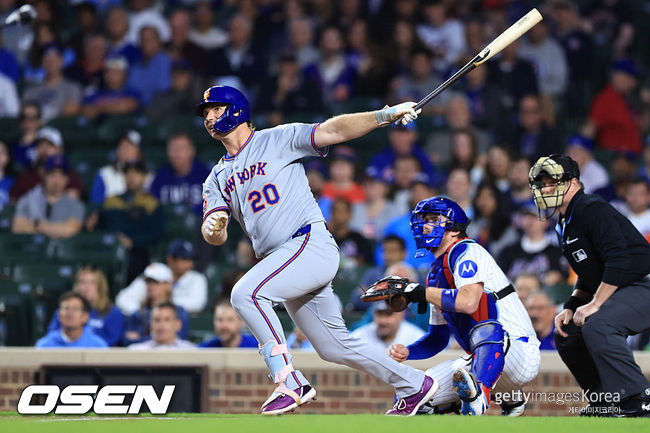 [사진] 뉴욕 메츠 시절 피트 알론소 ⓒGettyimages(무단전재 및 재배포 금지)