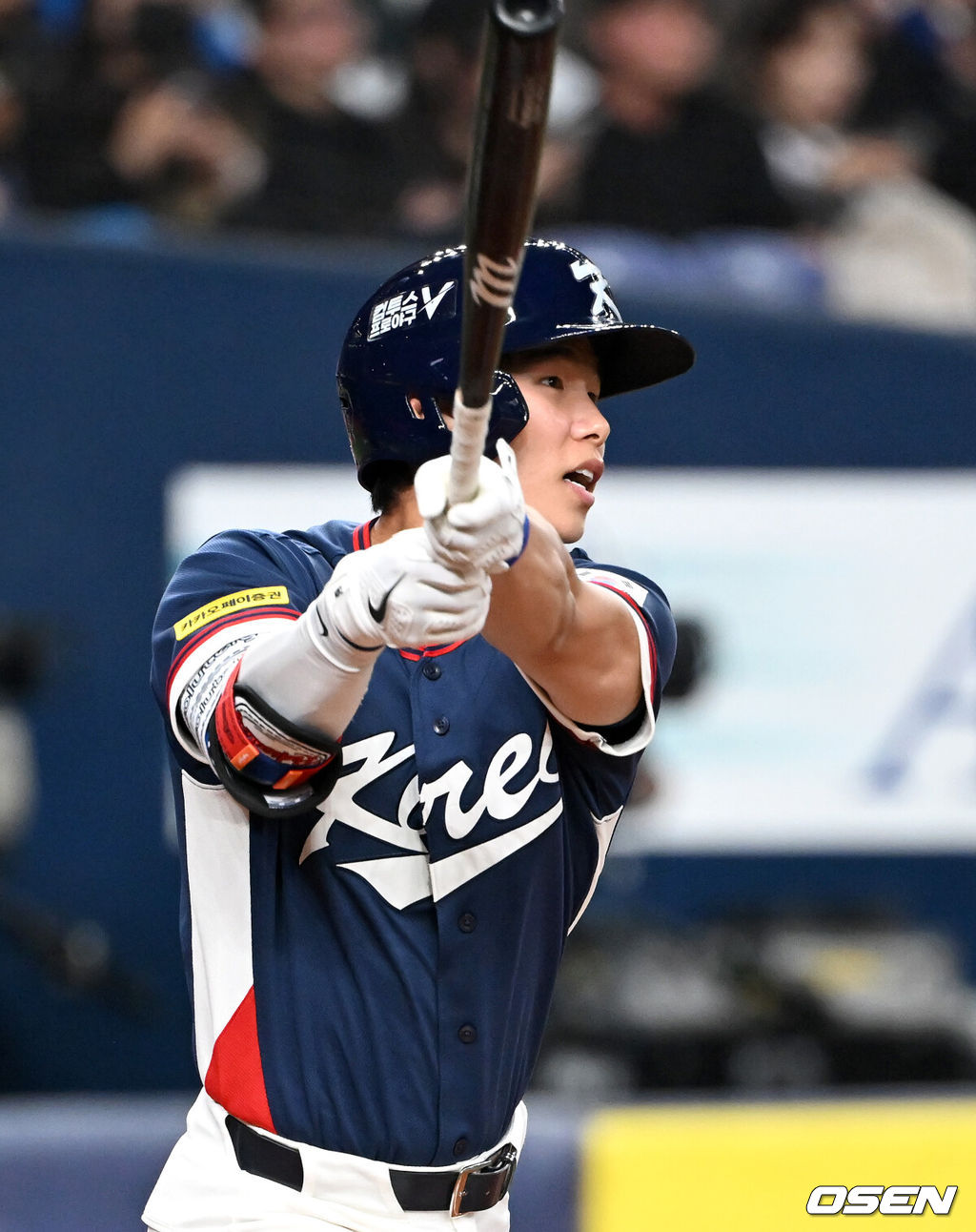 3일 일본 오사카 교세라돔에서 월드베이스볼클래식(WBC) 공식 연습 경기 한국 야구 대표팀과 오릭스 버팔로스의 경기가 열렸다.우리 대표팀은 연습 경기 2차전을 치른 뒤 5일 일본 도쿄돔에서 체코와 WBC 조별리그 1차전에서 격돌한다.5회초 한국 김혜성이 안타를 치고 있다. 2026.03.03 /spjj@osen.co.kr