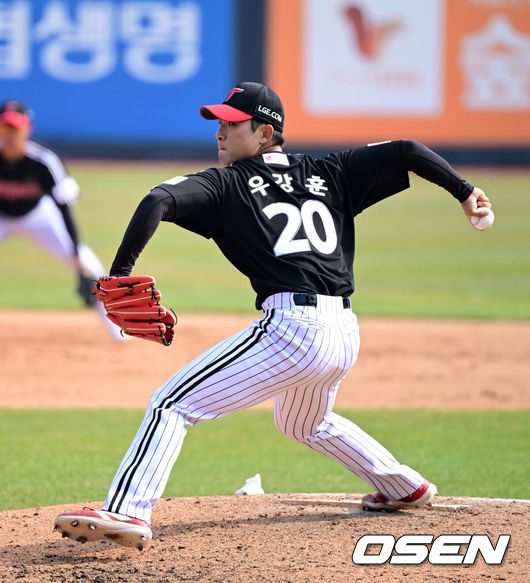 [OSEN=지형준 기자] LG 우강훈. 2025.03.09 / jpnews@osen.co.kr