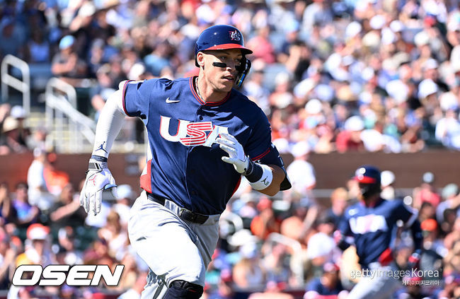 [사진] 미국 애런 저지. ⓒGettyimages(무단전재 및 재배포 금지)