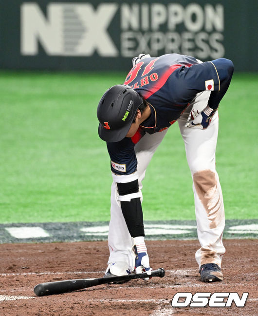 [OSEN=도쿄(일본), 손용호 기자] 6일 일본 도쿄돔에서 월드베이스볼클래식(WBC) 조별리그 C조 일본과 대만의 경기가&nbsp;열렸다.일본은 야마모토 요시노부, 대만은 쩡하오쥔을 선발로 내세웠다.2회초 2사 2,3루에서 일본 오타니 쇼헤이가 타석에 들어서고 있다. 2026.03.06&nbsp;/spjj@osen.co.kr