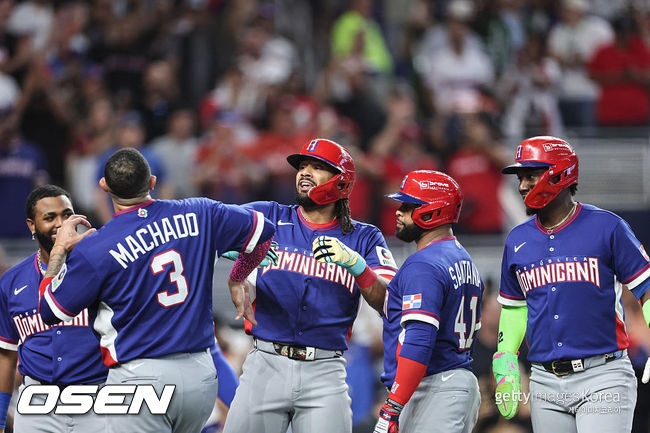 [사진] 도미니카공화국 선수들. ⓒGettyimages(무단전재 및 재배포 금지)