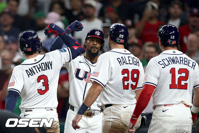 [사진] 미국 야구 대표팀. ⓒGettyimages(무단전재 및 재배포 금지)