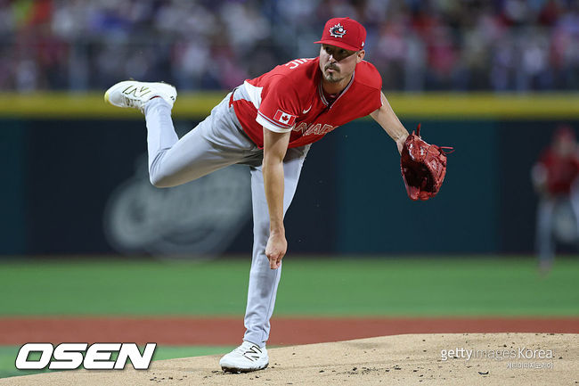 [사진] 캐나다 야구 대표팀 조던 발라조빅. ⓒGettyimages(무단전재 및 재배포 금지)