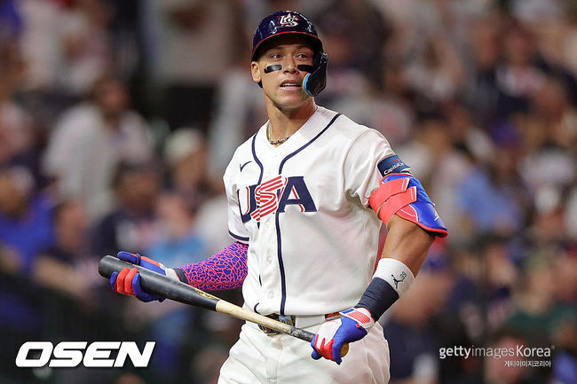 [사진] 미국 야구 대표팀 애런 저지. ⓒGettyimages(무단전재 및 재배포 금지)